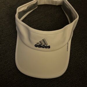 Adidas White Sports Visor